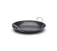 De Buyer 5023.47 - Padella per paella, in latta, 6 cm, colore: Blu