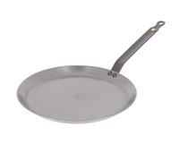DE BUYER Padella Crepes cm. 24, Mineral B Element, Ferro, 5615.24, Metal, Argento, Diametro 24 cm