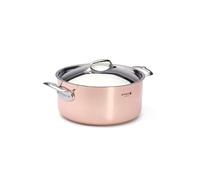 De Buyer 6242.28 - Pentola multiuso con coperchio, ø 28 cm