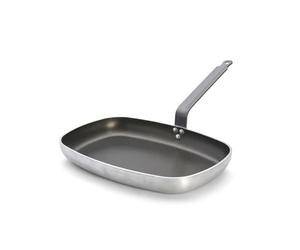 De Buyer 8181.32 - Padella per pesce antiaderente Choc, ø 32 cm Rectangle L 38cm / l 26cm / H 4,2cm