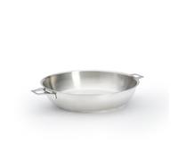 De Buyer Acciaio Padella Antiaderente Inox Senza Manico Twisty, diam 24 cm, 3493.24, Inossidabile