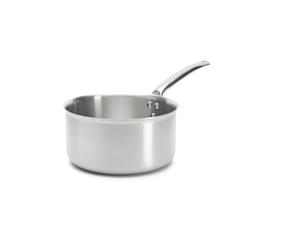 De Buyer - Casseruola in acciaio inox a 3 strati ALCHIMY - 24 cm - Made in Francia, Senza PFAS, Master de la Cuisson, Inox 18/10, All Feux + Forno, Finitura lucida spazzolata, Grigio