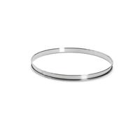 De Buyer Circolare in Acciaio Inox Stampo per Torte ad Anello con Bordo stondato, Diametro cm 28, 3091.28N, Inossidabile, 28 cm
