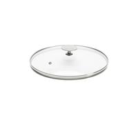 De Buyer Coperchio in Vetro con Bordo e Manico in Acciaio Inox, diam 28 cm, 3429.28