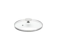 De Buyer Coperchio in Vetro con Manico in Acciaio Inox, diam 20 cm, 3429.20, Cristal