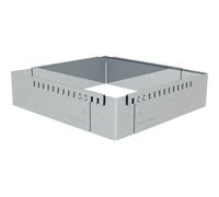 De Buyer cornice per torta inox regolab. 21-40 cm quadrata Tortiera / 3013.21