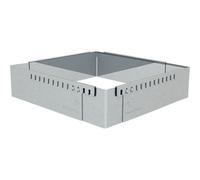 De Buyer cornice per torta inox regolab. 30-57cm quadrata Tortiera / 3013.30