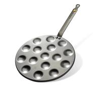 De Buyer DB5612-16 B Element Padella, 12 Frittelle, 27 cm, Ferro