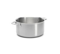 DE BUYER Fatta Senza Coperchio Alchimy 28 cm, Acciaio Inossidabile, Grigio