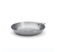 De Buyer Padella Mineral B Element Senza Manico, Diametro cm 28, 5630.28, Acciaio Inossidabile, Argento, 28 cm