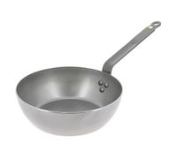 De Buyer Padella Profonda Mineral B Element, diam cm 24, 5614.24, Metal, Argento, 24 cm