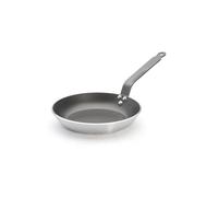 De Buyer Alluminio Padella Tonda Antiaderente Choc Classic, diam 24 cm, 8180.24, Acciaio Inossidabile, Nero
