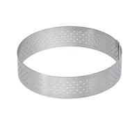 de Buyer Perforated Round Tart Ring - 8 Diameter 0.8 Height - Perfe
