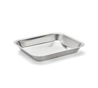 De Buyer - Piatto da marinaio, in acciaio INOX, 30 x 25 x 4,3 cm