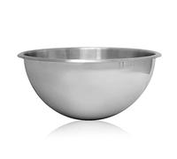 De Buyer Acciaio Inossidabile Bastardella con Bordo Tondo e Fondo in Silicone, Diametro 20 cm, 3373.20