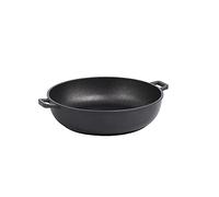 De Buyer saltiere antiaderente “Choc Extreme” in ghisa di alluminio - 2 manici, Ghisa di alluminio, Nero , Diametro 36 cm