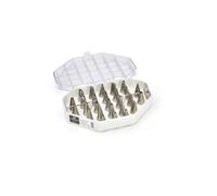 De Buyer Acciaio Set 26 beccucci Assortiti Adattatore, 2114.20, Inossidabile, 1-Pack