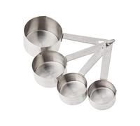 De Buyer cucchiaio in acciaio inox Set di 4 misurini da mL 60, 80, 125 e 250, 4827.02, inossidabile, 60 mL, 80 mL, 125 mL, 250 mL