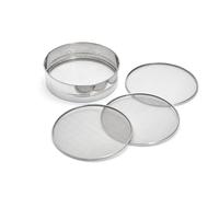 De Buyer acciaio inox Setaccio a rete con reti intercambiabili, diametro cm 20, 4605.21, Ø 20 cm-altezza 6 cm