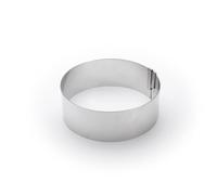 De Buyer Acciaio Inossidabile Stampi ad Anello estensibili, da 18 a 36 cm, 3040.02, Altri, 18 cm