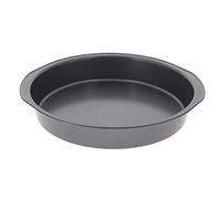 De Buyer Stampo in Acciaio antiadesivo Tortiera Tonda, diam 28 cm, 4717.28, Silicone, Nero, 30 cm