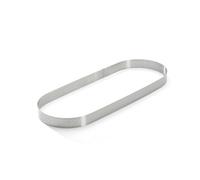 De Buyer Stampo ovale in acciaio inox perforato, lung 30 cm, 3099.43
