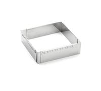De Buyer Stampo quadrangolare estensibile, da 16 a 30 cm, 3013.16