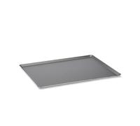 De Buyer Teglia Antiaderente con Bordi Svasati in Alluminio, Lunghezza cm 60, 8161.60, Grigio Scuro, 60 cm x 40 cm
