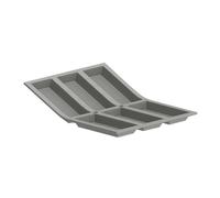 De Buyer Elastomoule Vassoio con 6 stampi Financier in Silicone, Lung 21 cm, 1875.21, Grigio, Lunghezza 9.5 cm