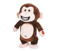 Peluche Scimmietta Ripetella (20cm) RIPETIX Marrone e Bianco 28280