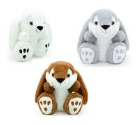 De.car2 Peluche Coniglio Bunny Piedone H 20 Cm 3 Colori Ass. 1 Pz