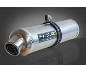 DE-CAT SCARICO SEMI COMPLETO OMOLOGATO MSR BMW R 1150 RT 2000 2001 2002 2003 2004 2005 2006 CLASSIC TONDO ACCIAIO INOX FINE SERIE