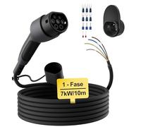 dé Cavo di ricarica Tipo 2 a estremità aperta 7kW [1-fase|10m|32A] per Wallbox/Cavo di sostituzione per stazione di ricarica