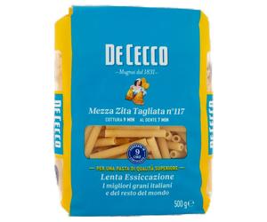 De Cecco 117 Mezza Zita Tagliata 500gr