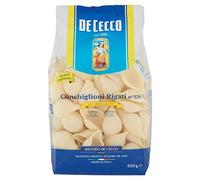 De Cecco - Conchiglioni Rigati n 126, Pasta di Semola di Grano Duro - 6 pezzi