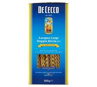 De Cecco Lasagna Semola Riccia - 4 pezzi da 500 g [2 kg]