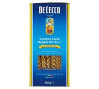 De Cecco Lasagna Semola Riccia - 4 pezzi da 500 g [2 kg]