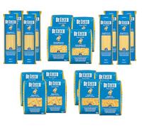 De Cecco Pasta Lunga e Corta Classica, Kit 20 Pezzi | Spaghetti, Linguine, Rigatoni, Penne, Fusilli | 20×500g | Box Scorta Famiglia
