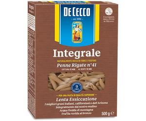 De Cecco Penne Rigate Integrali - 6 pezzi da 500 g [3 kg]