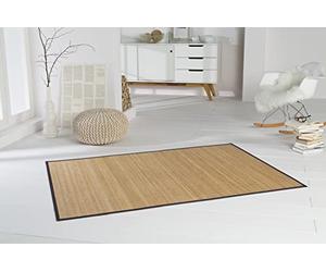 DE-COmmerce Massiccio Tappeto Bambù HighQ I 11mm Listello, Filigrana confine bamboo Lungo Parure Scendiletto Corsia Cucina Eingangsteppich Küchenvorleger Guardaroba Runner 12 Alla Rinfusa