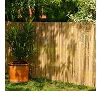 DE-COmmerce Schermo di bambù per la privacy CALAMA extra temprato, recinto per il giardino, recinto per la privacy per il giardino, la terrazza, il balcone (HxL) 120 x 500 cm