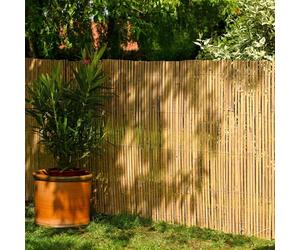 DE-COmmerce Schermo di bambù per la privacy CALAMA extra temprato, recinto per il giardino, recinto per la privacy per il giardino, la terrazza, il balcone (HxL) 150 x 500 cm