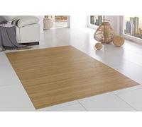 DE-COmmerce Tappeto bambù Massive, 17mm Indurito Listello La Nuovi Generazione Non Bordato Tappeto Soggiorno Cucina Made in Germany - Oro, 70x120 cm