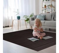 DE-COmmerce Tappeto Bambù massive, 17mm Indurito Listello La Nuovi Generazione Non Bordato Tappeto Soggiorno Cucina Made IN Germany - Ebony, 140x200 cm