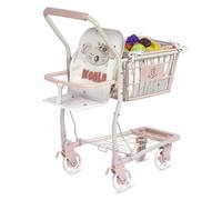 DE CUEVAS TOYS- Carrello, Colore Rosa e Bianco, 52179