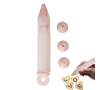 de écoration de desserts, à douille pour glaçage, 'écriture alimentaire in silicone de pointes de tuyauterie de glaçage, kit di stylos de écoration de pâtisserie de crème