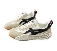 De Florance Sneakers Donna, De Florance Milano Casual Vintage Sneakers (Black,38)