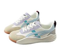 De Florance Sneakers Donna, De Florance Milano Casual Vintage Sneakers (Blue,39)