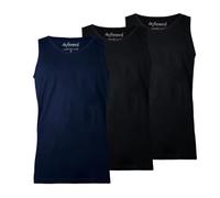 de fonseca Canotta Uomo 100% Cotone Pettinato, Art. DC31, 3pz Assortito XL