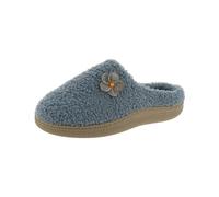 de fonseca Ciabatte Donna Invernali Chiuse, Teddy Con Fiore, In Microfibra, Suola In Tpr Rinfirzata, Ciabatta Da Casa PantofoleDonna